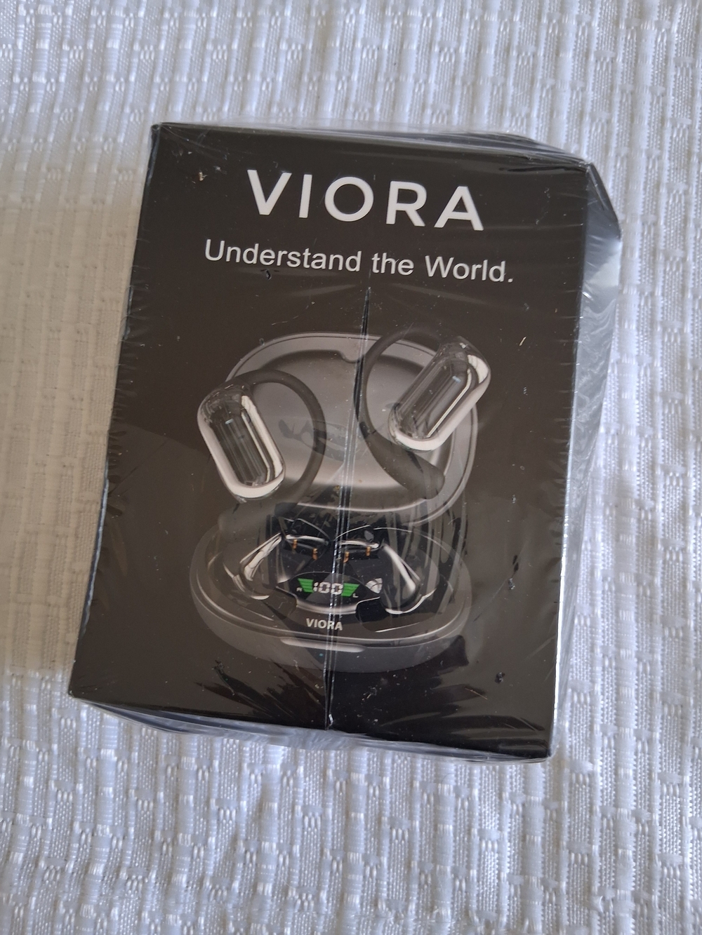 Black Wireless Earbuds with Charging Case